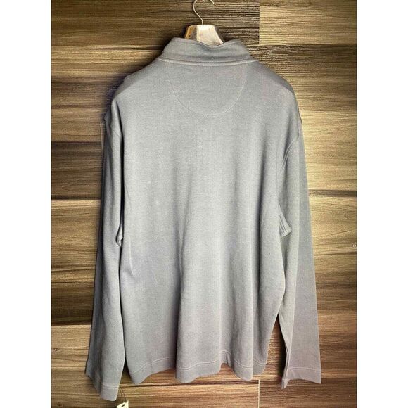 VAN HEUSEN CLASSIC FIT FLEX NATURAL STRETCH‎ TURBULENCE Gray SWEATSHIRT SIZE Xl - Picture 2 of 9